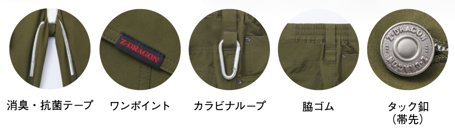 Z-DRAGON作業服73702機能説明