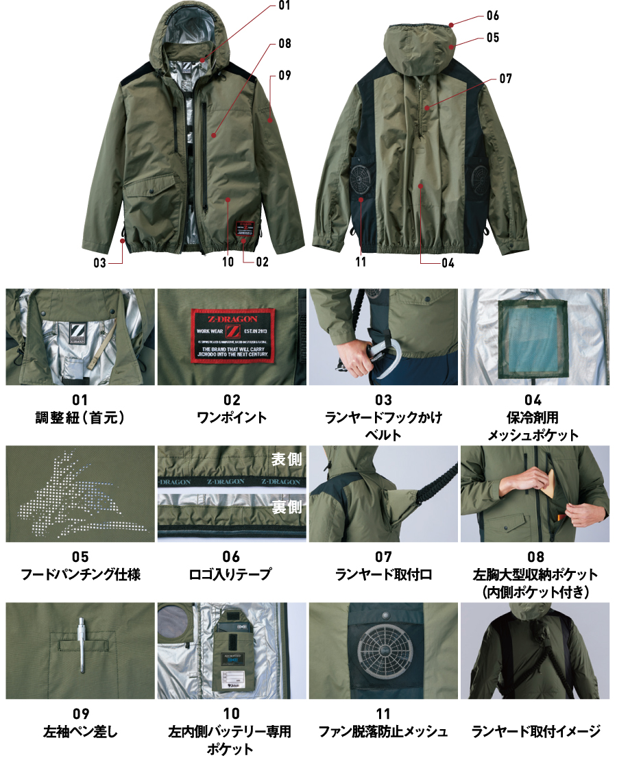 Z-DRAGON空調服74300