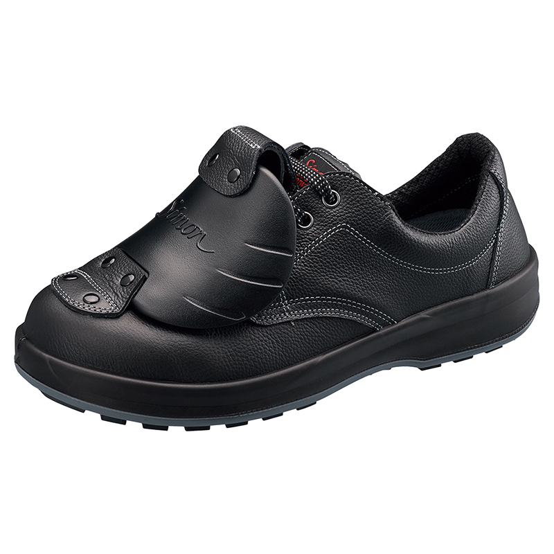 sf11d1樹脂製甲プロテクターで足を保護する甲プロテクト付短安全靴