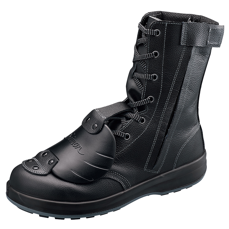 sf33cd1樹脂製甲プロテクターで足を保護する甲プロテクト付長編上安全靴